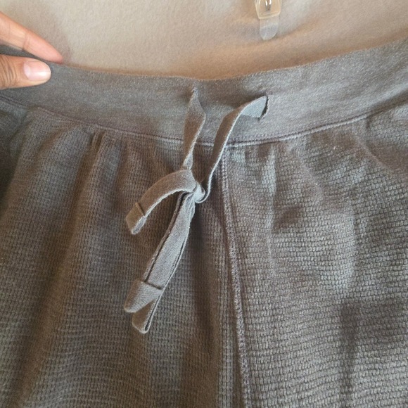 Polo Ralph Lauren Mens XL Grey Waffle Knit Sleepwear Lounge Pants Drawstring - Picture 16 of 16